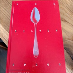 Red 'The Silver Spoon' Cookbook